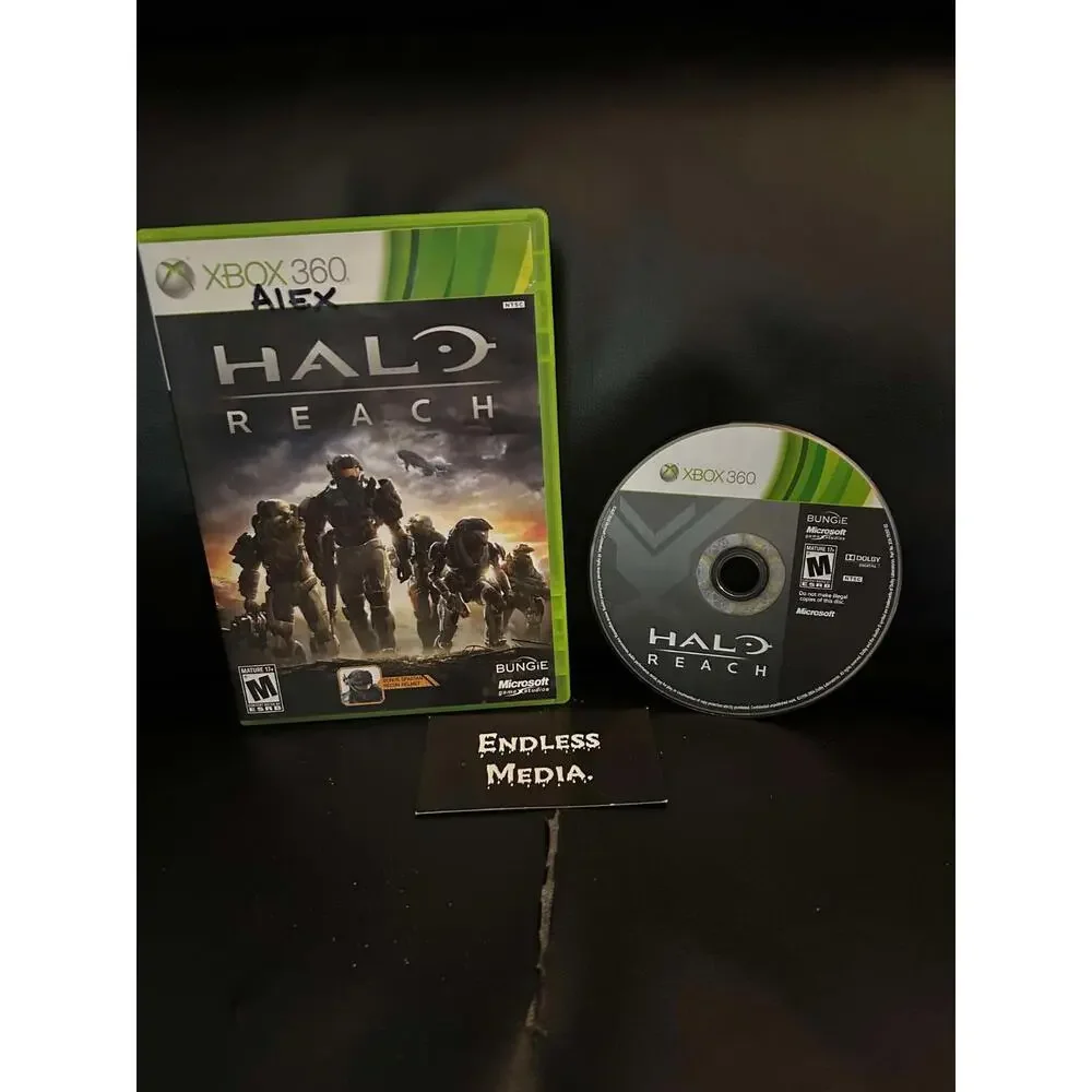 Halo: Reach Microsoft Xbox 360 Item and Box Video Game
